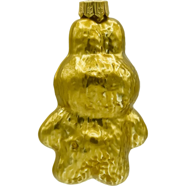 Bombka szklana figurka Labubu: 24k Gold tył