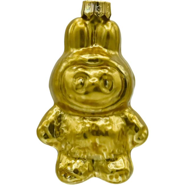 Bombka szklana figurka Labubu: 24k Gold