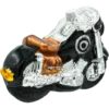 Szklana bombka choinkowa figurka Motocykl retro tył