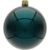 Bombki okrągłe: ciemnozielony zestaw, gładka