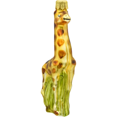 Szklana bombka choinkowa figurka Żyrafa