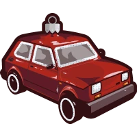 Ikonka PRL Fiat 126p Syn Bombkarza