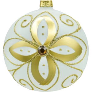 Bombki okrągłe zestaw: Złota rozeta