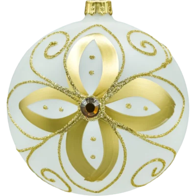 Bombki okrągłe zestaw: Złota rozeta