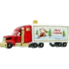 Szklana bombka figurka Ciężarówka Merry Christmas profil
