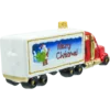 Szklana bombka figurka Ciężarówka Merry Christmas tył