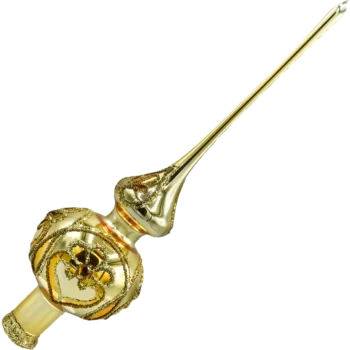 Czubek na choinkę: Złoty ornament
