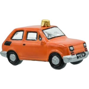 Szklana bombka figurka Fiat 126p Maluch
