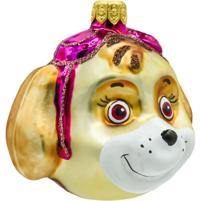Szklana bombka figurka Skye bok