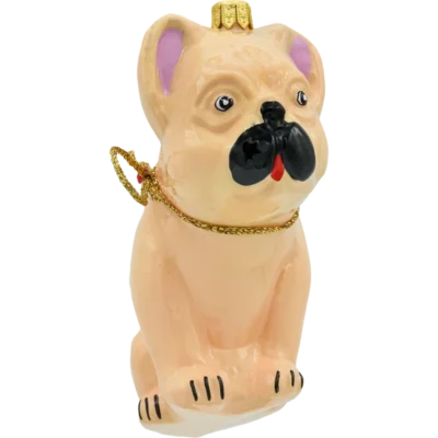 Bombka szklana figurka Buldog francuski: Fawn