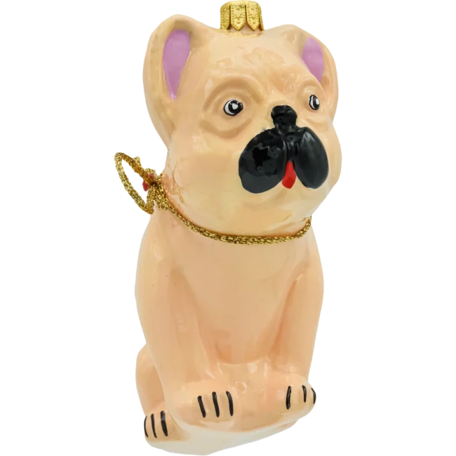 Bombka szklana figurka Buldog francuski: Fawn