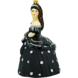 Bombka szklana figurka Księżniczka Sisi w czerni