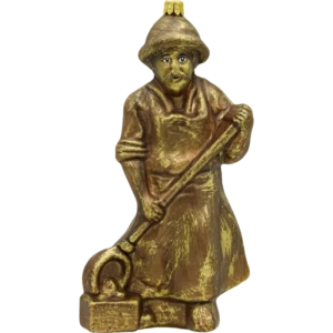 Bombka szklana figurka Odlewnik