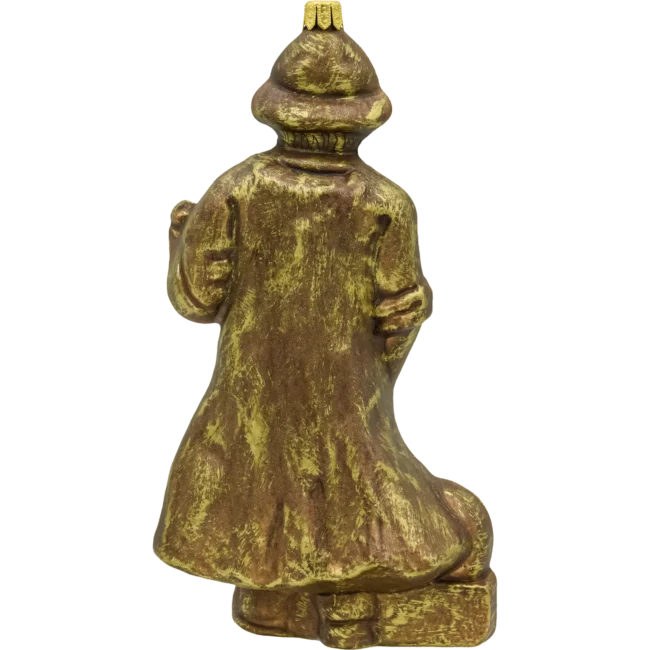 Bombka szklana figurka Odlewnik tył