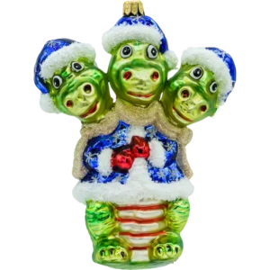 Bombka szklana figurka Smok trzygłowy