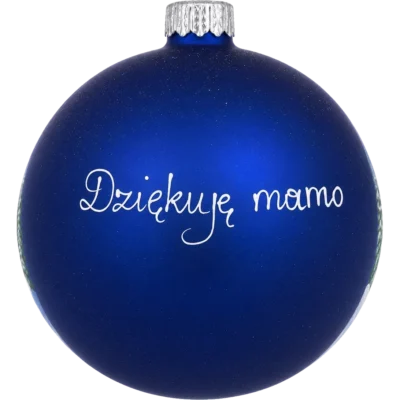 Bombka na zamówienie Dziękuję mamo - tył